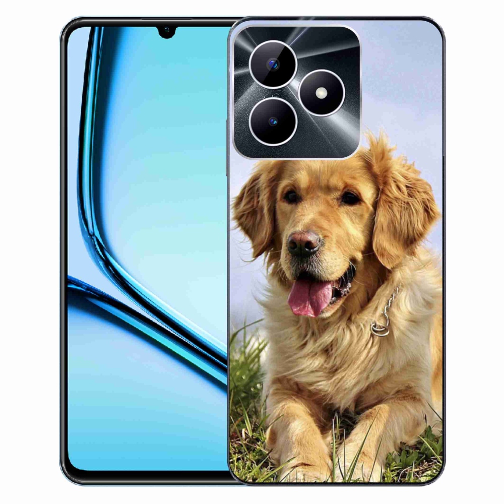 Gél tok mmCase a Realme Note 50 készülékhez - arany retriever