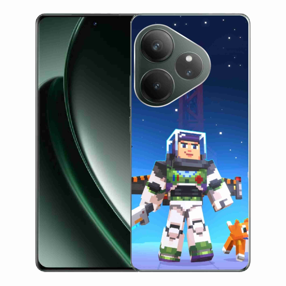 Gél borítás mmCase a Realme GT 6 5G/GT 6T 5G számára - minecraft 2
