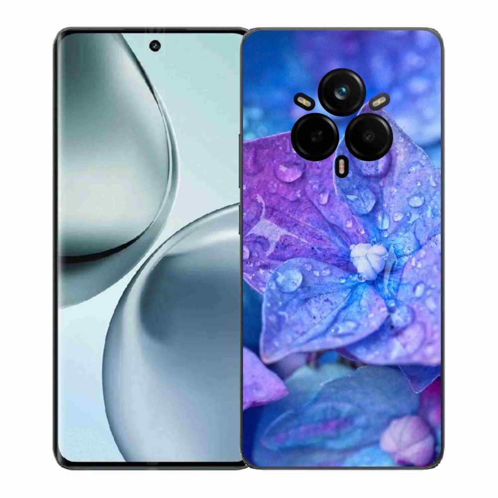 Gél borítás mmCase a Realme 14 Pro 5G készülékhez - lila virág