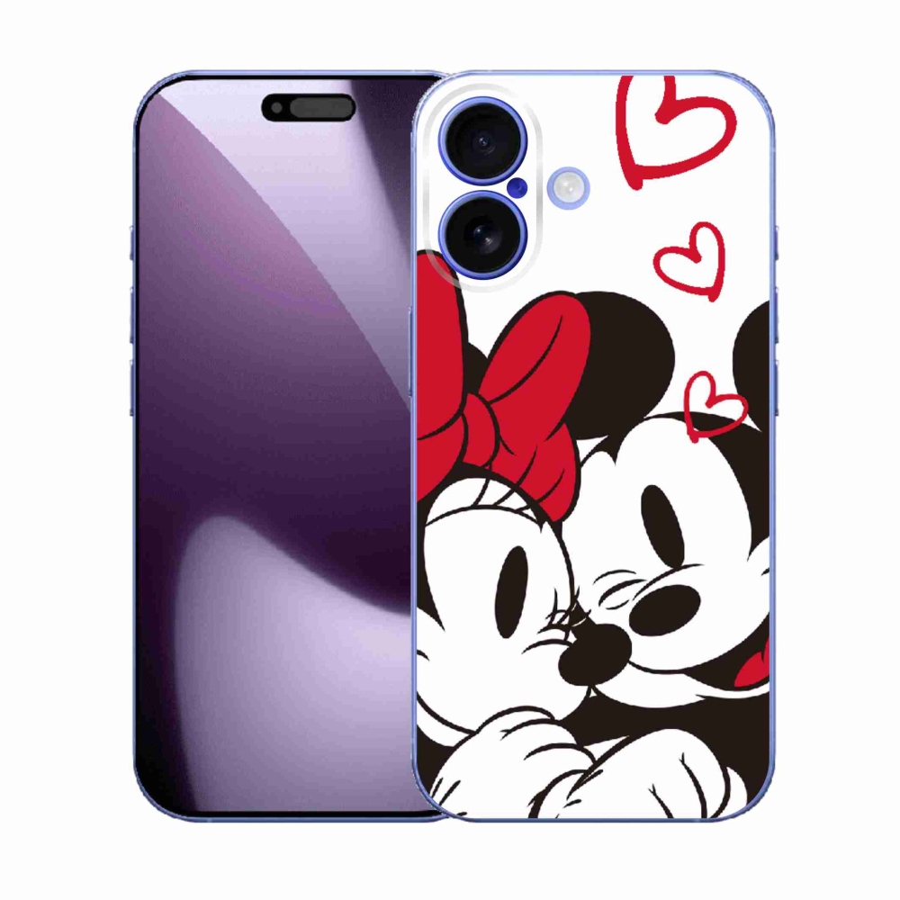 Zselés borítás mmCase iPhone 17 készülékhez - minnie és mickey