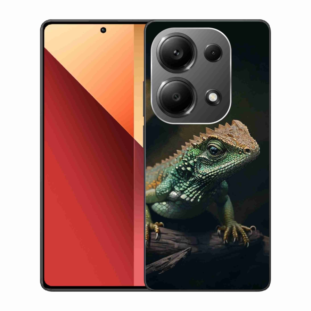 Gél borítás mmCase a Xiaomi Redmi Note 13 Pro 4G/Poco M6 Pro számára - gyíklény