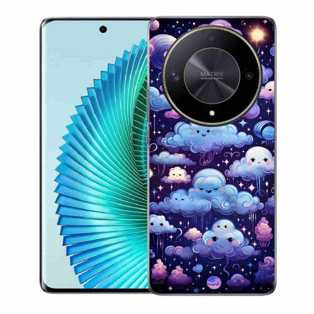 Gél borítás mmCase a Honor Magic 6 Lite 5G számára - felhők