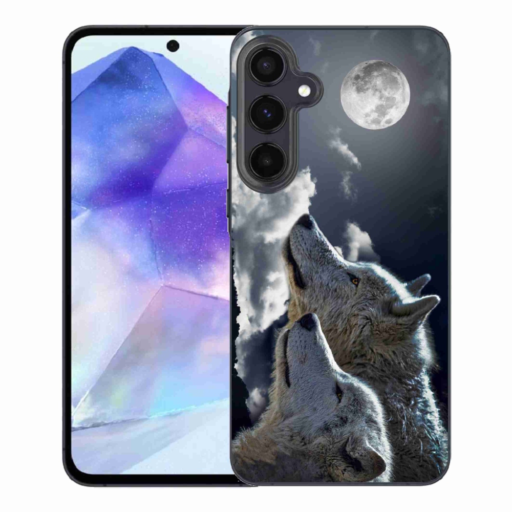 Gél védőburkolat mmCase Samsung Galaxy A55 5G - farkasok