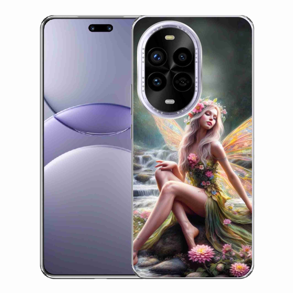 Gél borítás mmCase a Huawei Nova 13 Pro 5G-hez - pillangó nő 1