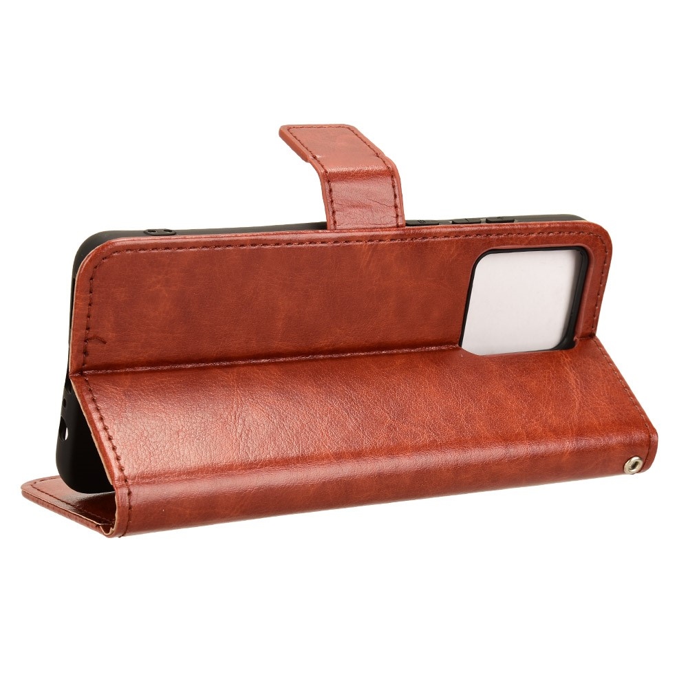 Őrült könyves tok Motorola Moto G84 5G - barna