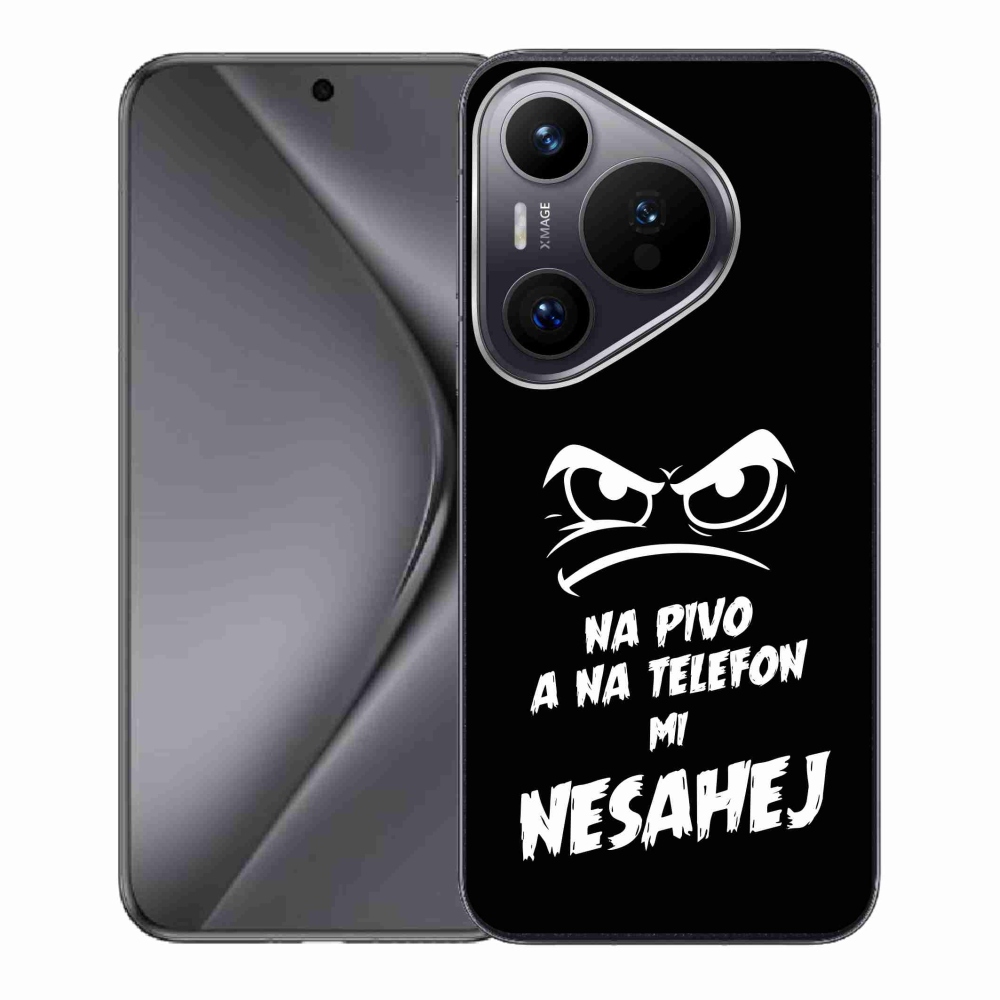 Gél borító mmCase a Huawei Pura 70 - sör motívum 2 fekete háttérrel