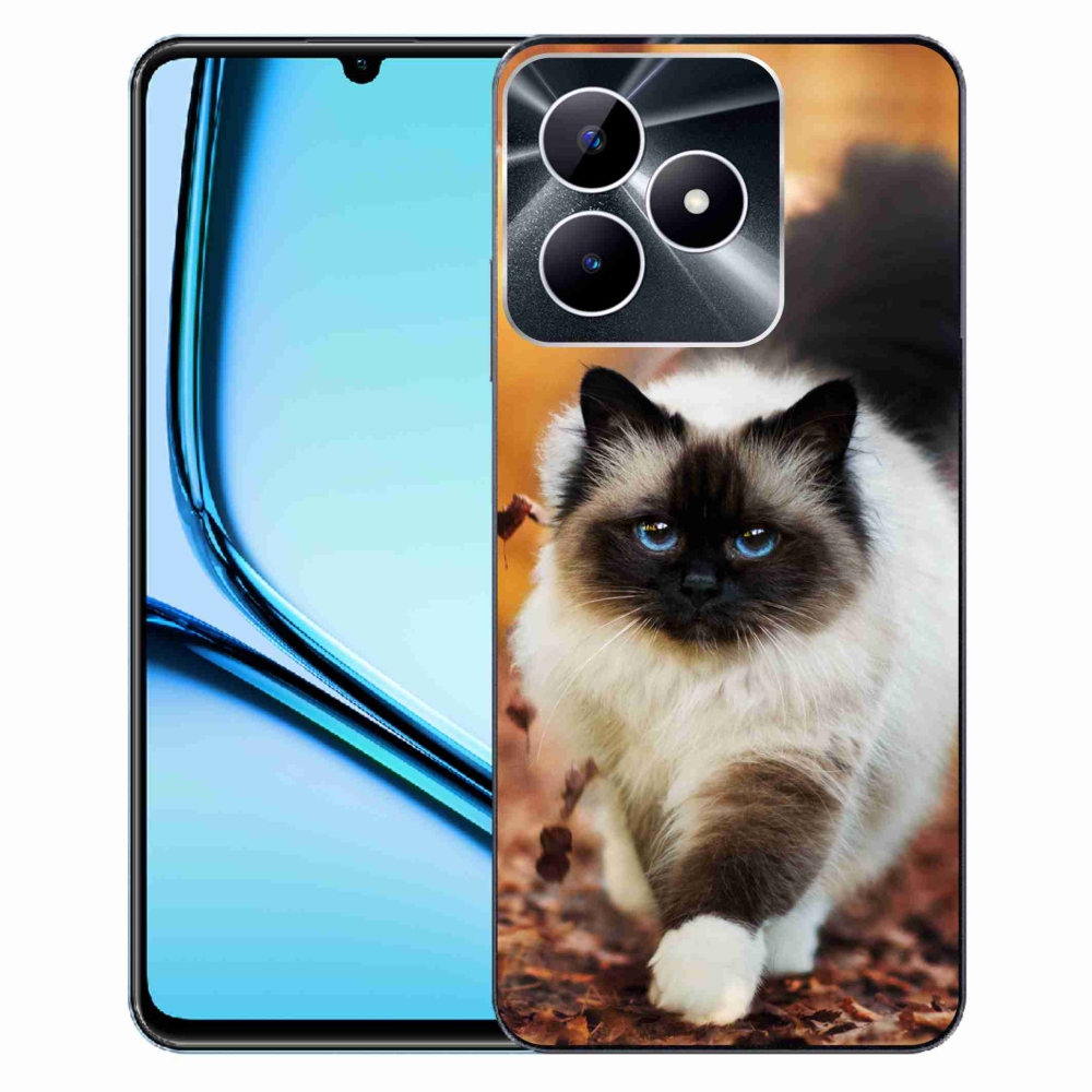 Gél tok mmCase a Realme Note 50 készülékhez - macska