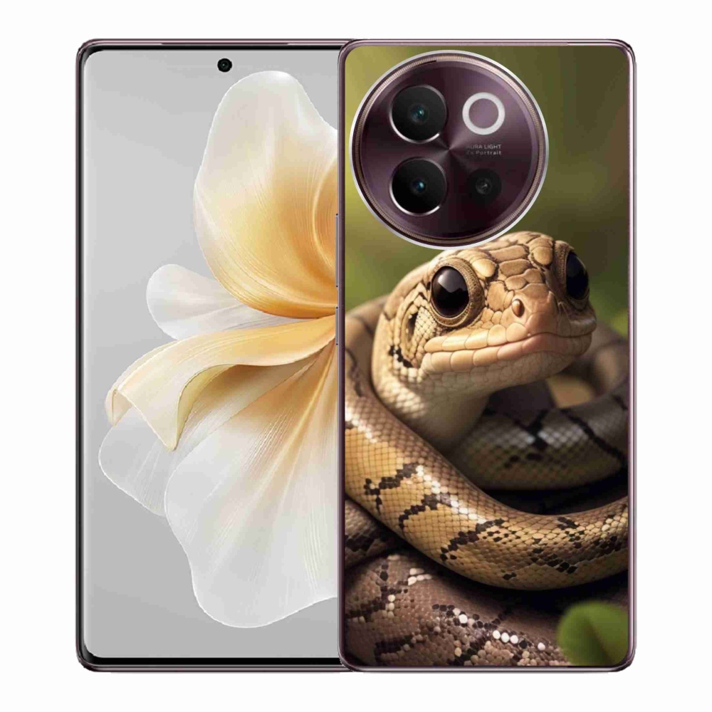 Gél borítás mmCase a Vivo V40 Lite 5G készülékhez - kígyó 1