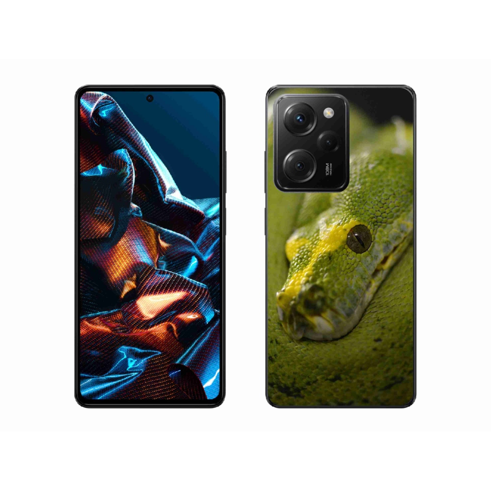 Gél borítás mmCase a Xiaomi Poco X5 Pro 5G-hez - kígyó 2