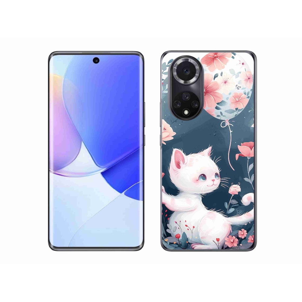 Zselés borítás mmCase a Honor 50-hez - cica lufival