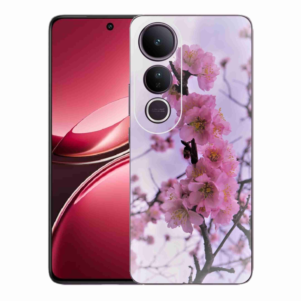 Gél borító mmCase a Vivo V50 Lite 4G/5G-hez - virágok 7