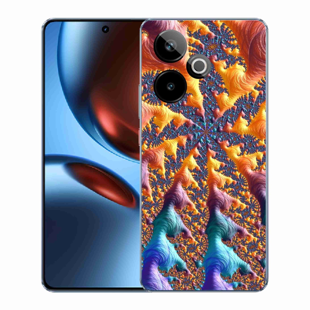 Rugalmas gél tok mmCase képpel a Realme GT 7 5G/GT 7T 5G számára - absztrakt motívum 23