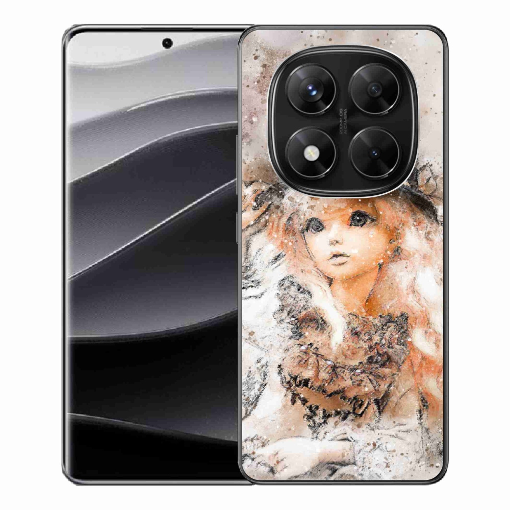 Gél borítás mmCase a Xiaomi Redmi Note 14 Pro 5G/Poco X7 5G - kalapos lányhoz