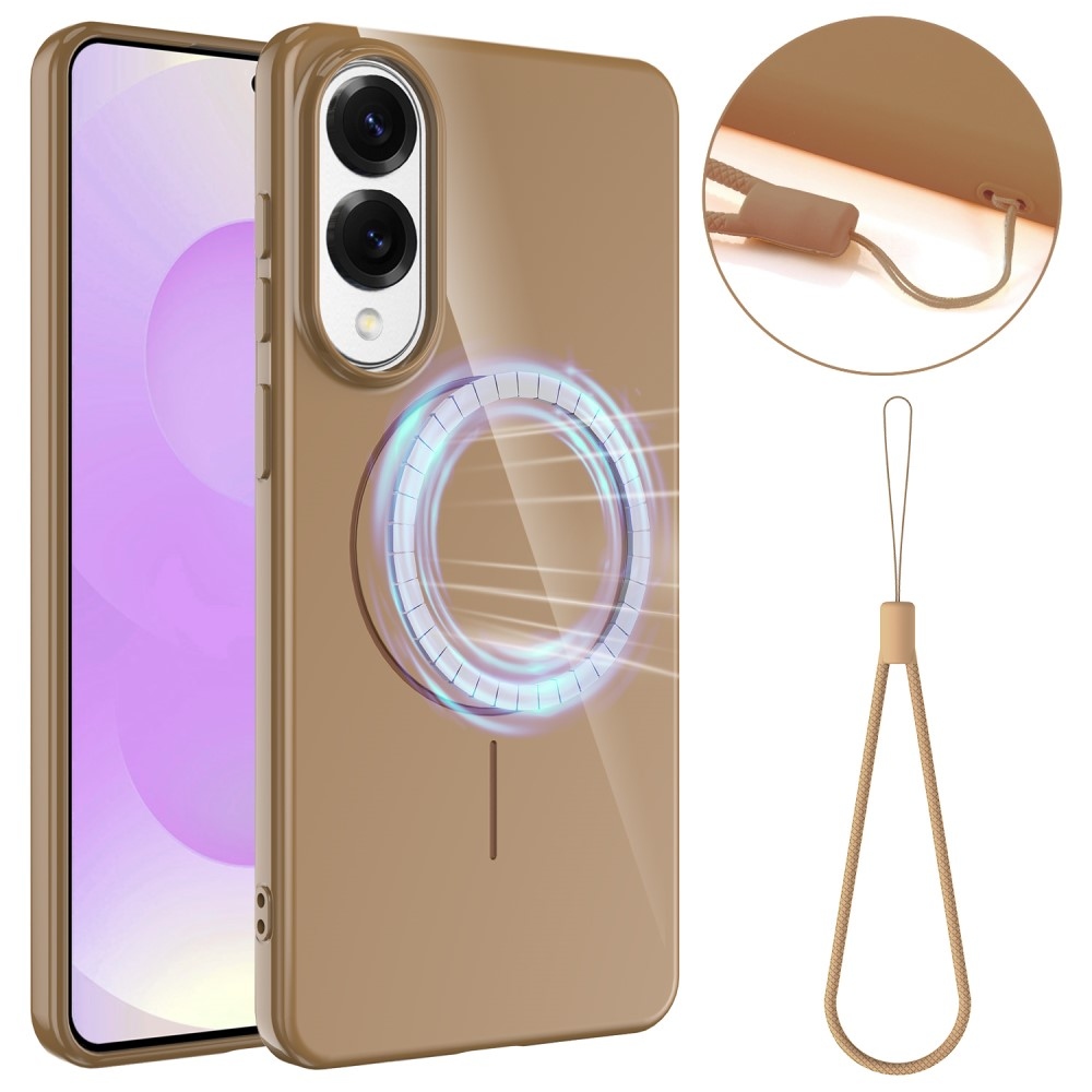 MagSafe zselés tok Samsung Galaxy S25 Edge készülékhez - arany színben