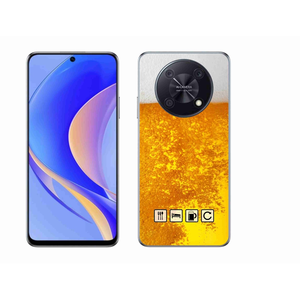 Gél borítás mmCase a Huawei Nova Y90-hez - sör motívum 3