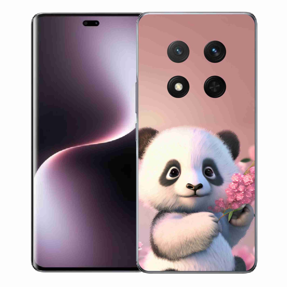 Gél borítás mmCase a Honor Magic 7 Lite 5G számára - aranyos panda