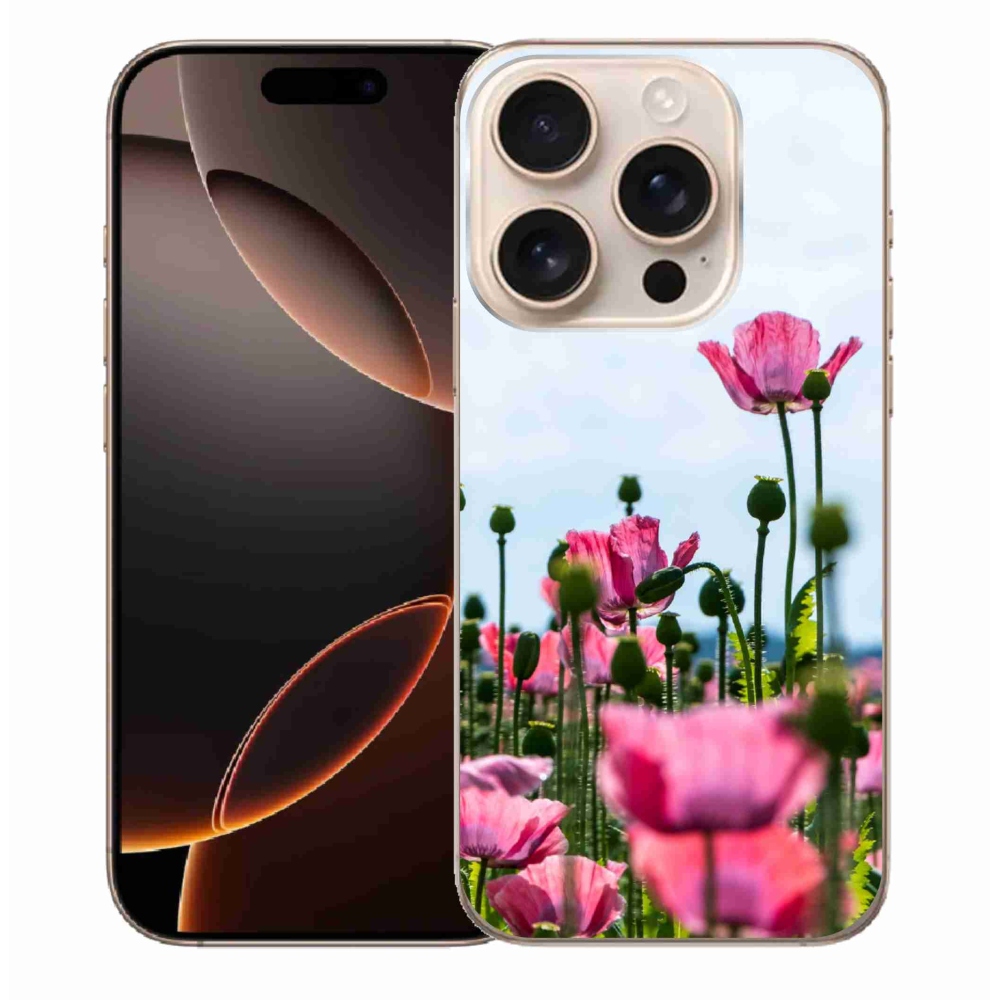 Zselés borítás mmCase iPhone 16 Pro Max készülékhez - mákos színű