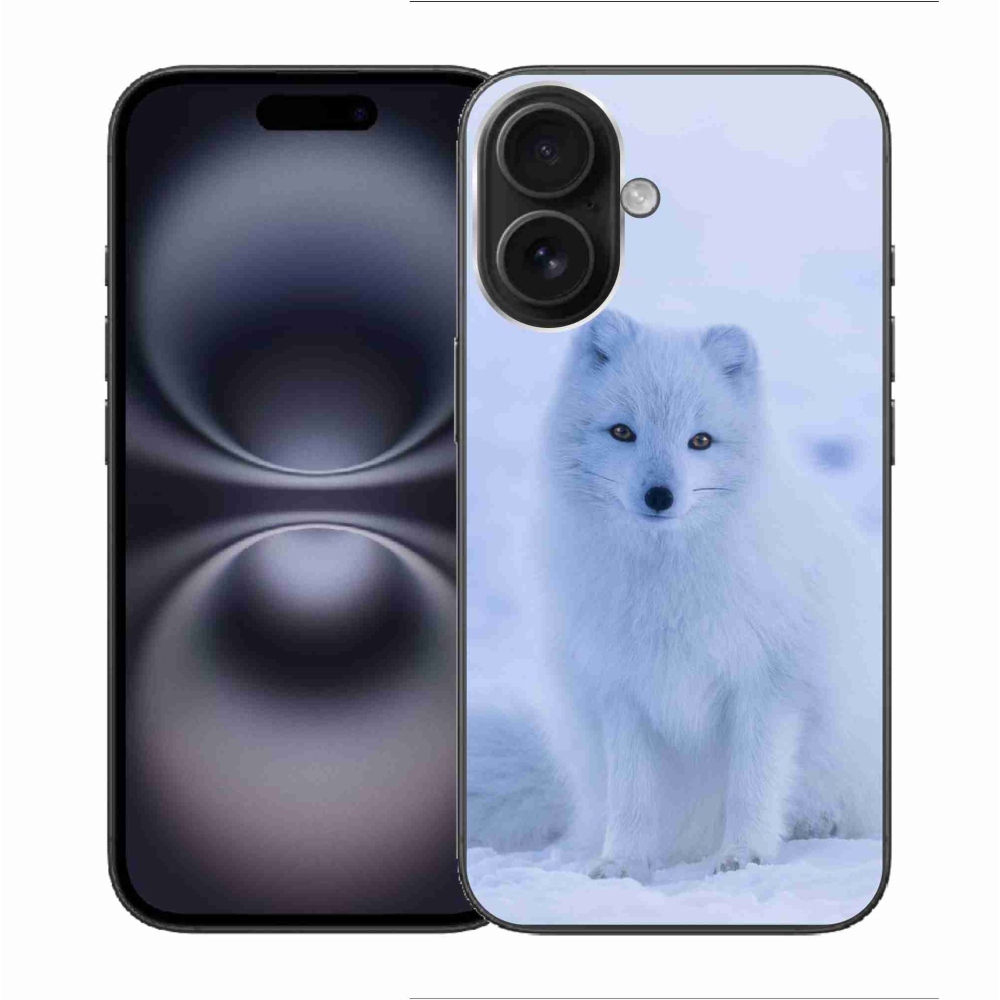 Zselés borítás mmCase iPhone 16 készülékhez - polár róka
