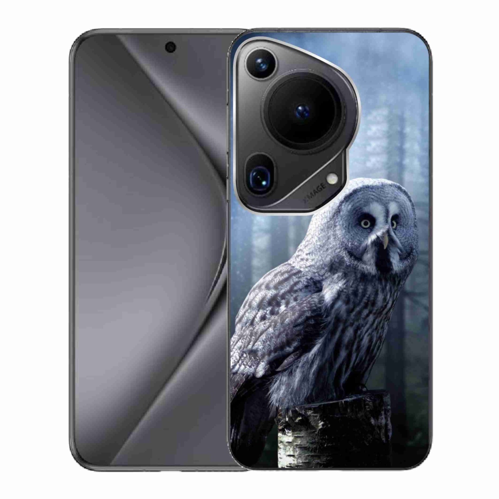 Zselés borítás mmCase a Huawei Pura 70 Ultra készülékhez - bagoly