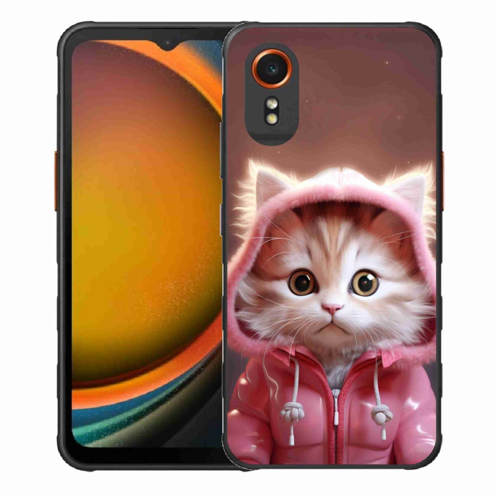 Gél borítás mmCase Samsung Galaxy Xcover 7 - aranyos cica 3