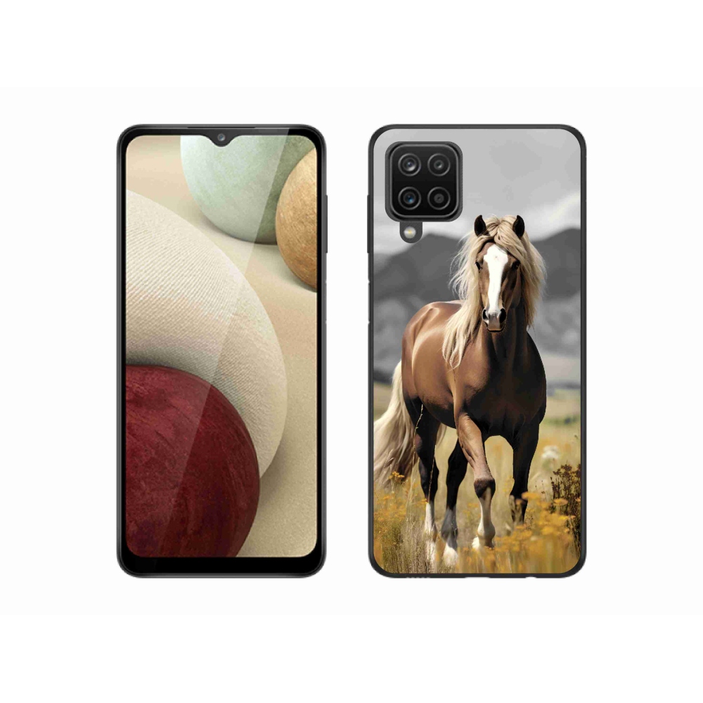 Zselés borítás mmCase Samsung Galaxy M12 - barna ló 1