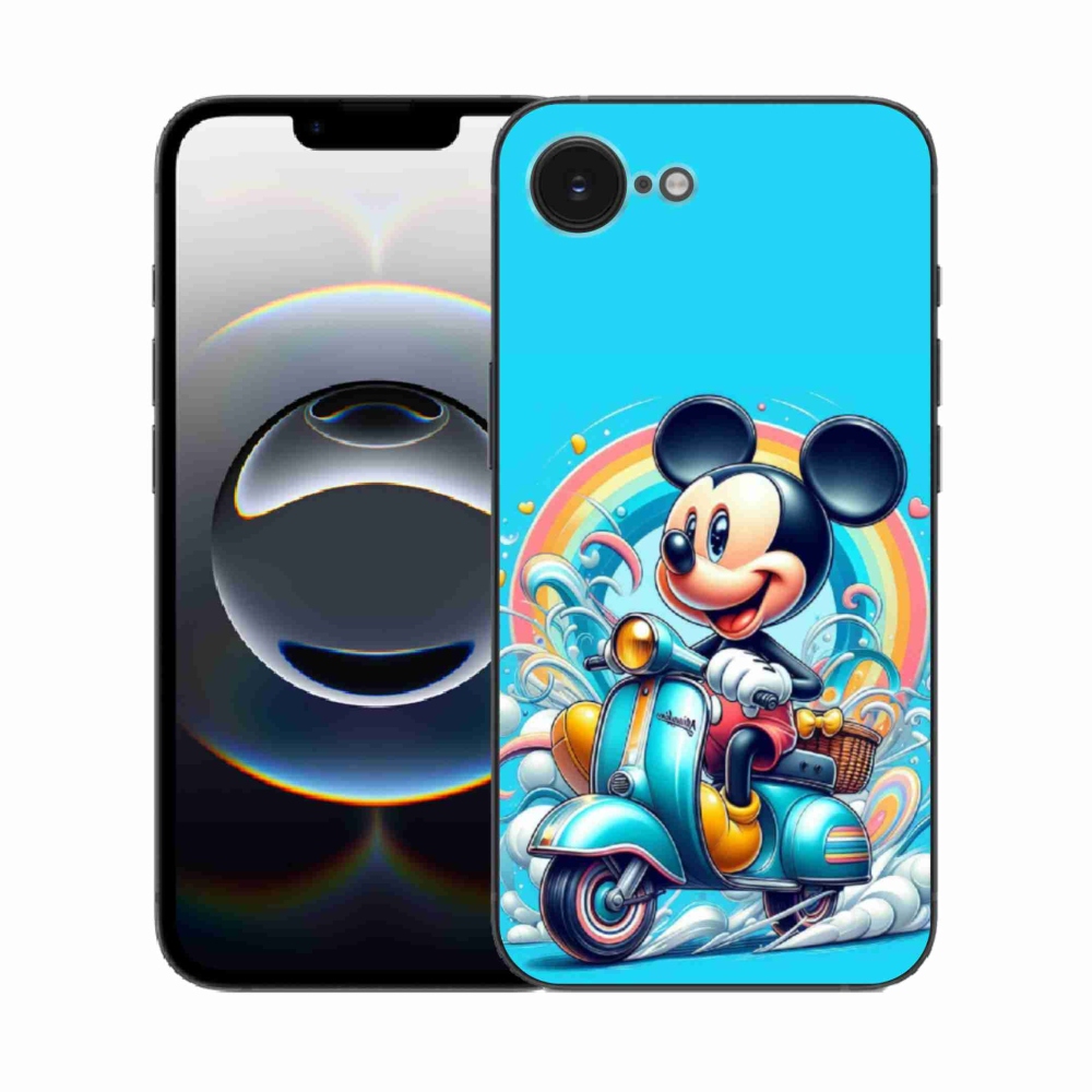 Zselés borítás mmCase iPhone 16e készülékhez - mickey egér 2