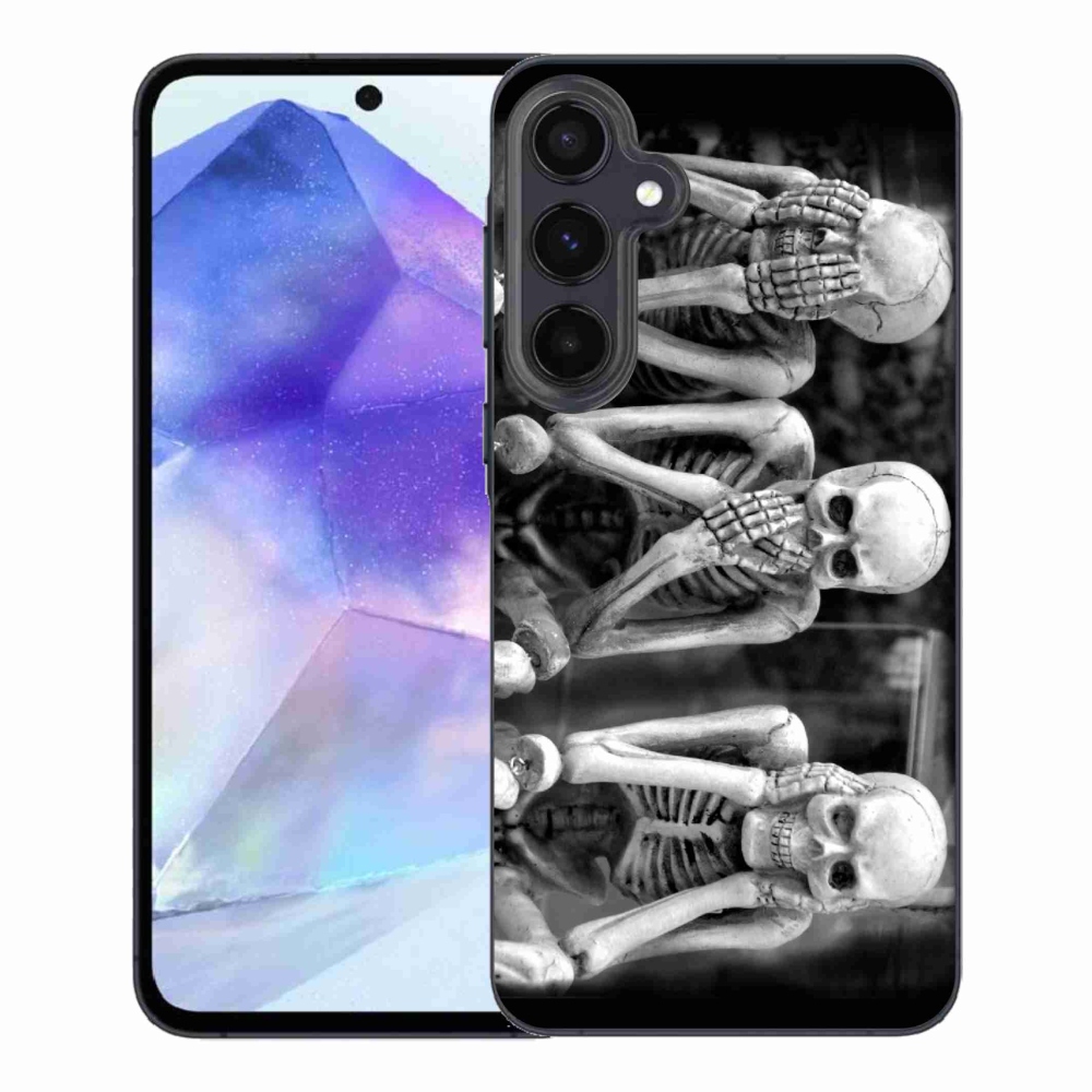 Gél védőhuzat mmCase Samsung Galaxy A55 5G - csontvázakhoz