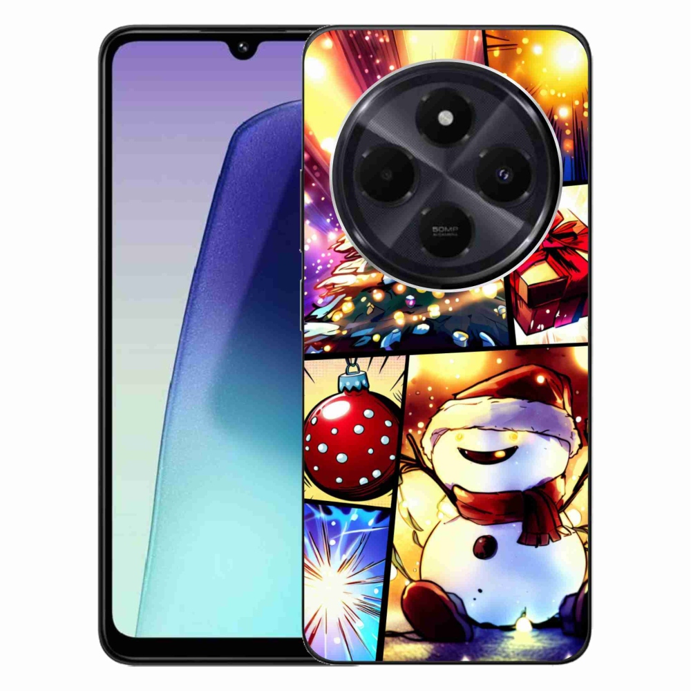 Gél borítás mmCase a Xiaomi Redmi 14C/Poco C75 számára - karácsonyi motívumok 1