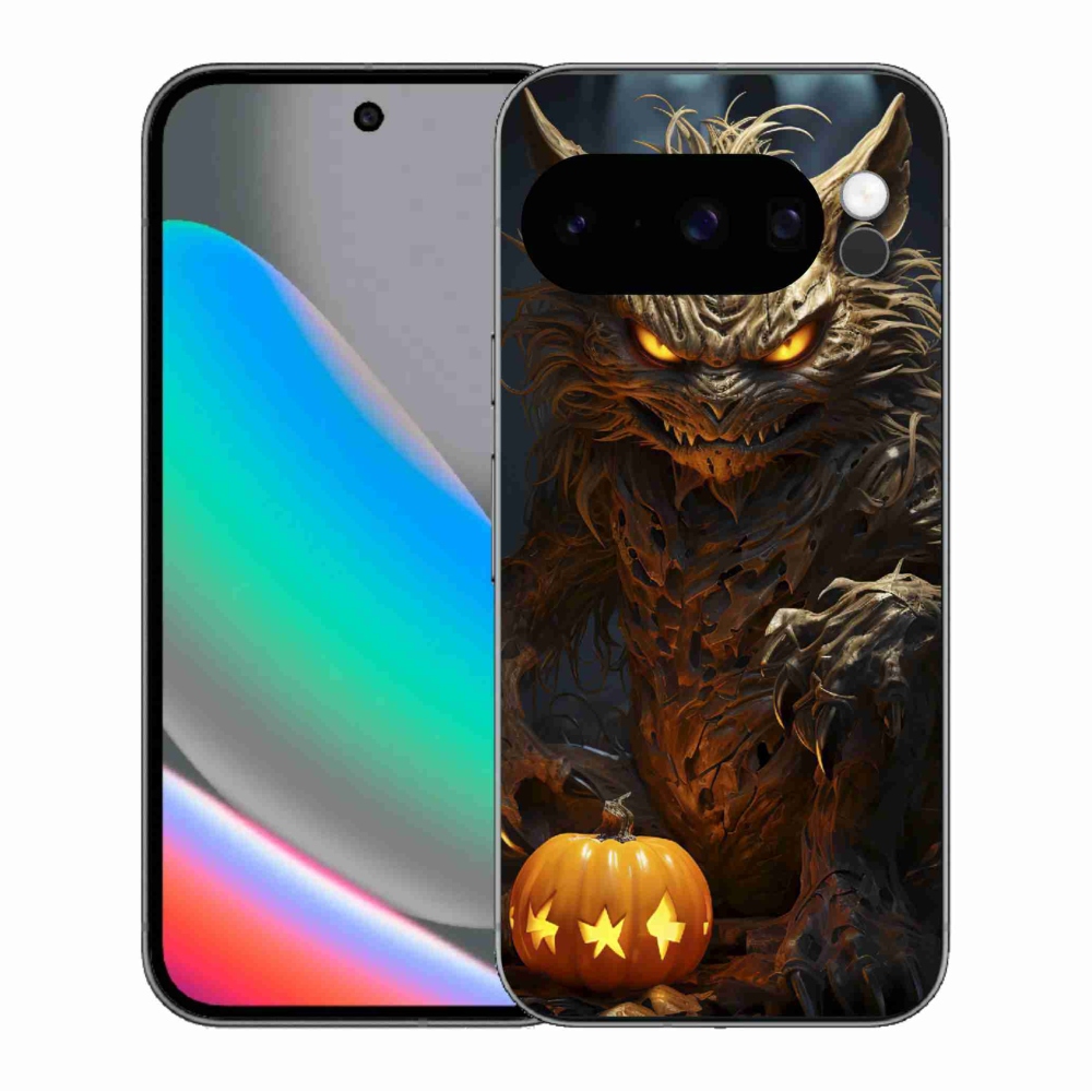 Gél borítás mmCase a Google Pixel 10 Pro számára - Halloween szörnyeteg