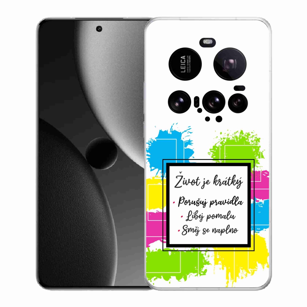 Gél borítás mmCase a Xiaomi 15 Ultra - idézem 5 fehér háttérrel