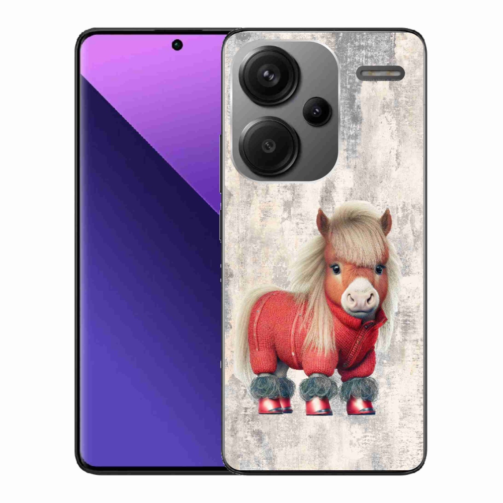 Gél borítás mmCase a Xiaomi Redmi Note 13 Pro+ 5G - póni pulóverben