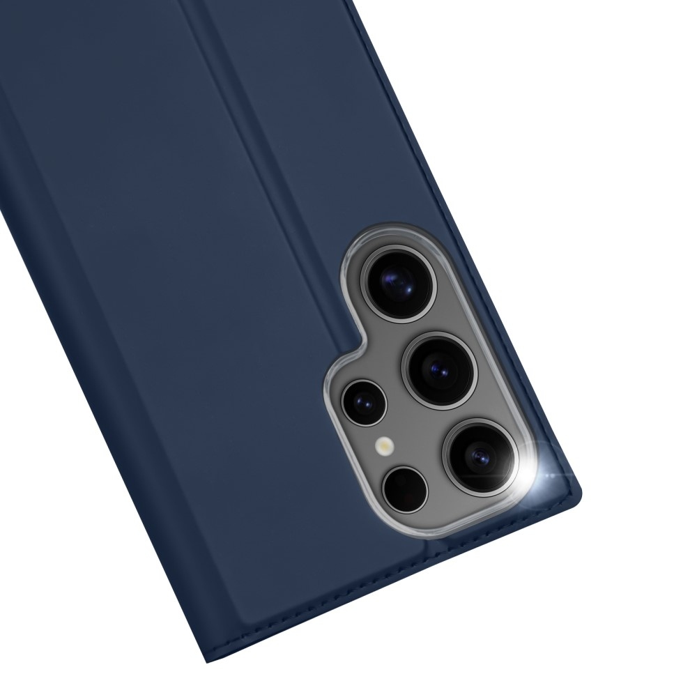 DUX könyvtáska Samsung Galaxy S25 Ultra készülékhez - sötétkék