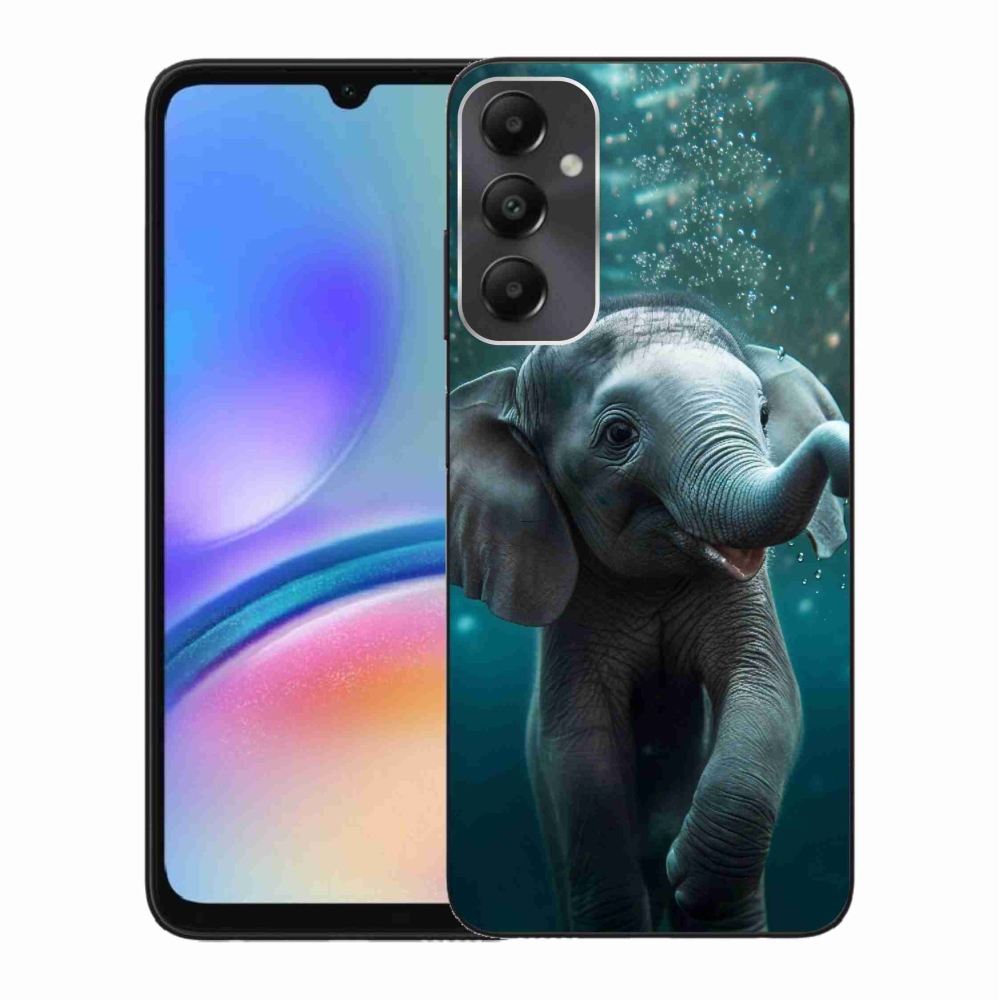 Zselés borítás mmCase Samsung Galaxy A05s készülékhez - elefánt a víz alatt