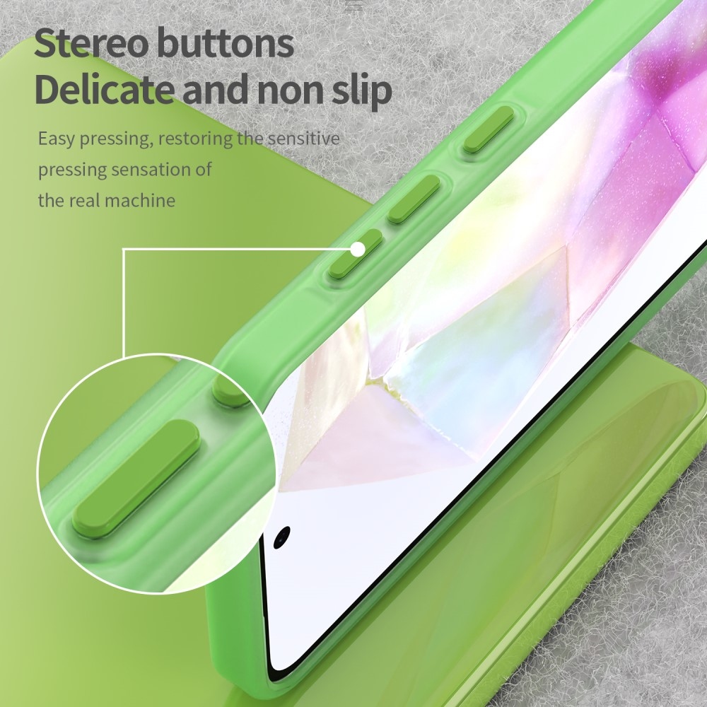 Candys matt zselés tok Samsung Galaxy A36 5G/A56 5G - zöld színben