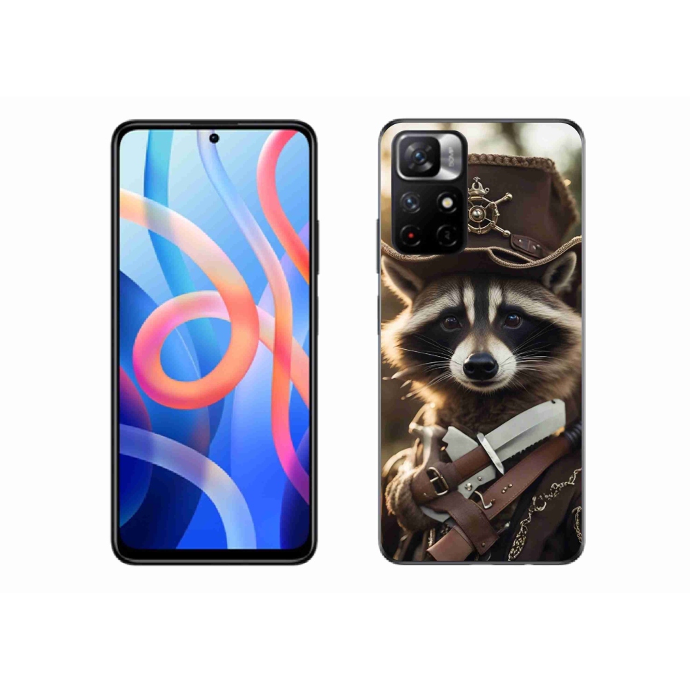 Gél borító mmCase a Xiaomi Redmi Note 11S 5G számára - mosómedve egyenruhában