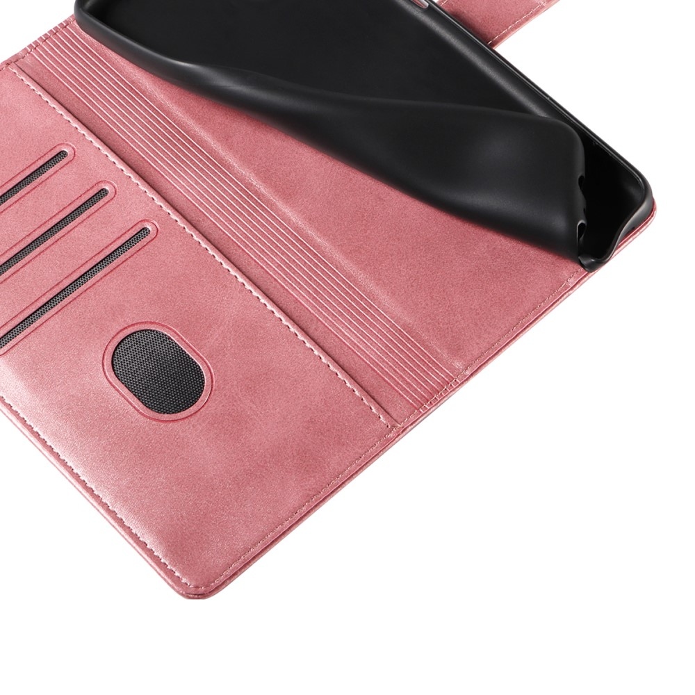 Zárható könyv tok Samsung Galaxy A26 5G - rózsa arany