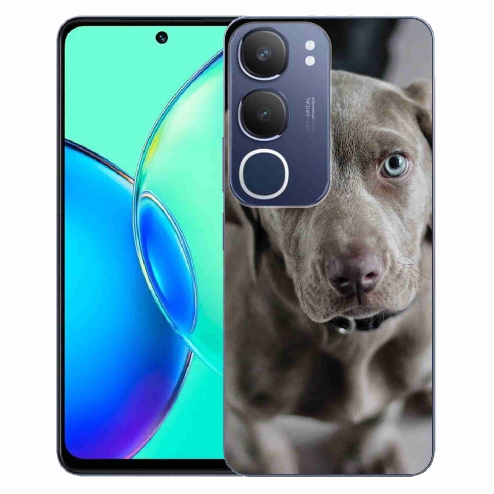 Zselés borítás mmCase a Vivo Y19s készülékhez - Weimaraner