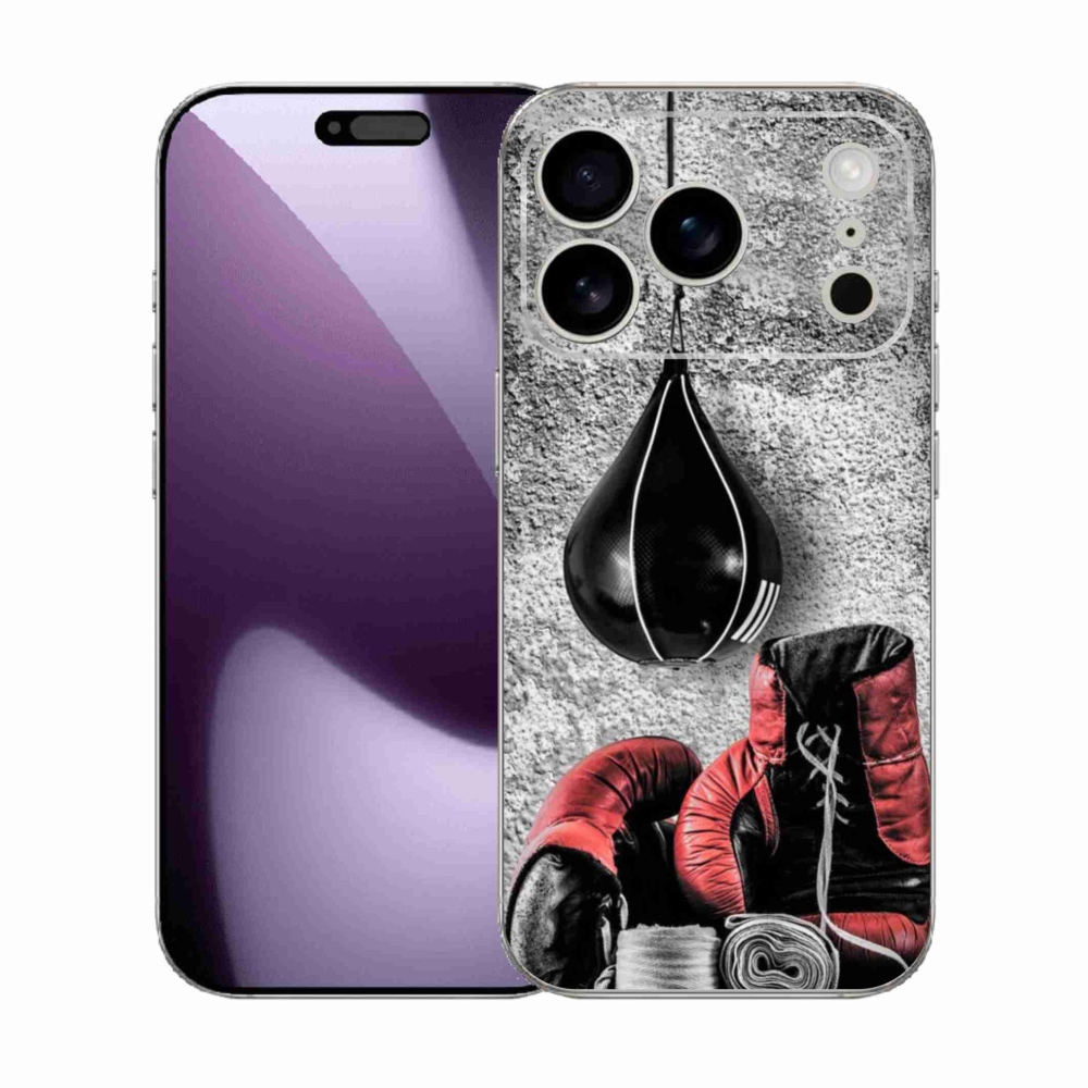 Zselés borítás mmCase iPhone 17 Pro készülékhez - bokszzsák és kesztyűk