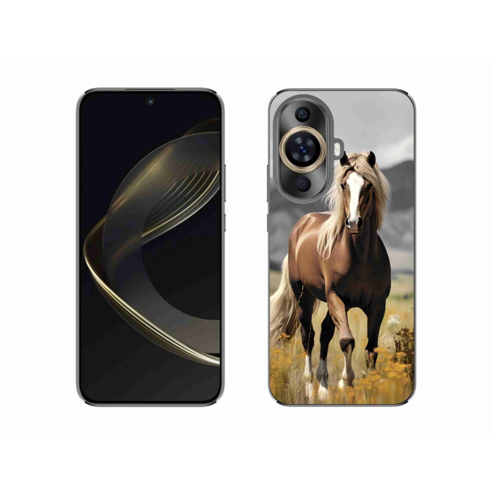 Zselés borítás mmCase a Huawei Nova 11-hez - barna ló 1