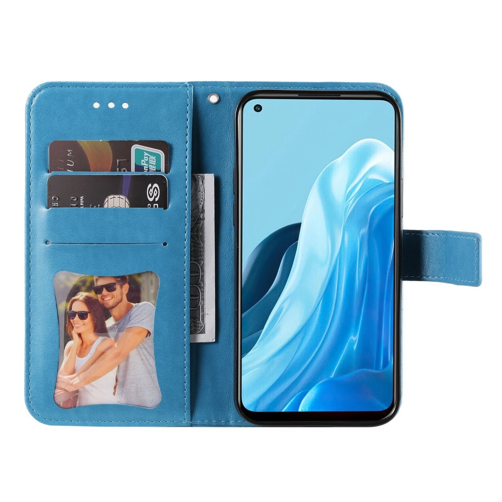 Mandala könyv tok az Oppo Find X5 Lite készülékhez - kék