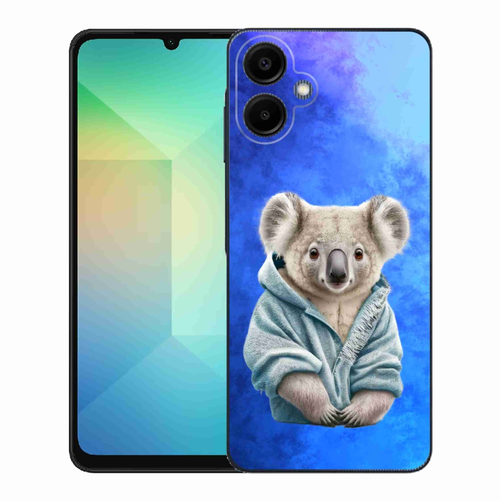 Zselés borítás mmCase Samsung Galaxy A06 4G - koala pulóverben