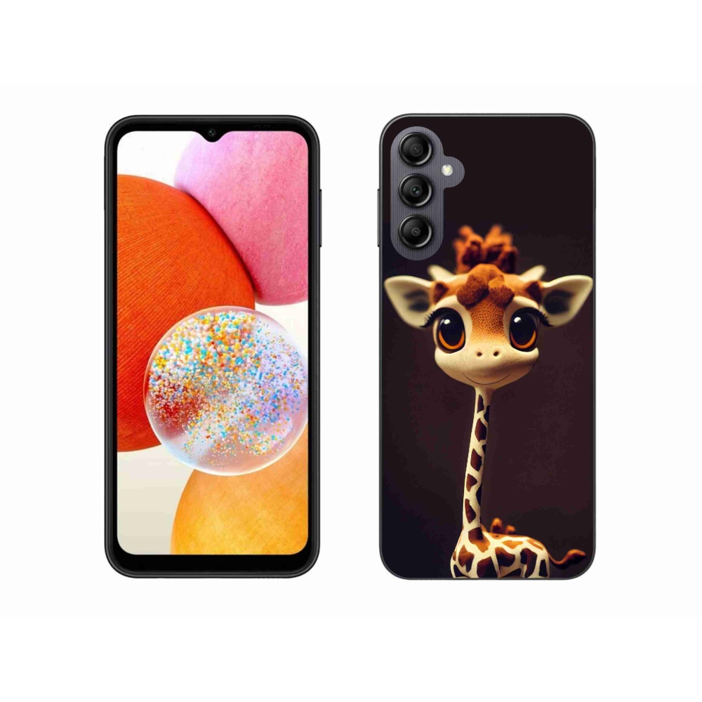 Gél védőhuzat mmCase Samsung Galaxy A14 4G/5G - kis zsiráf