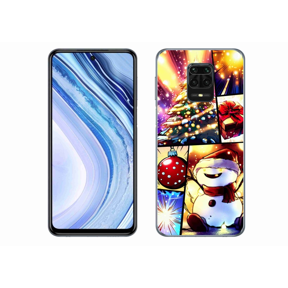 Gél borítás mmCase a Xiaomi Redmi Note 9 Pro készülékhez - karácsonyi motívumok 1