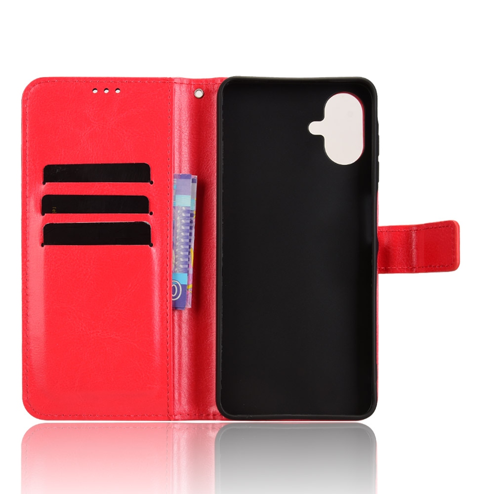 Őrült könyves tok Samsung Galaxy A07 4G - piros