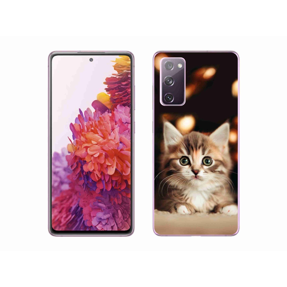 Gél borítás mmCase Samsung Galaxy S20 FE - aranyos cica 2