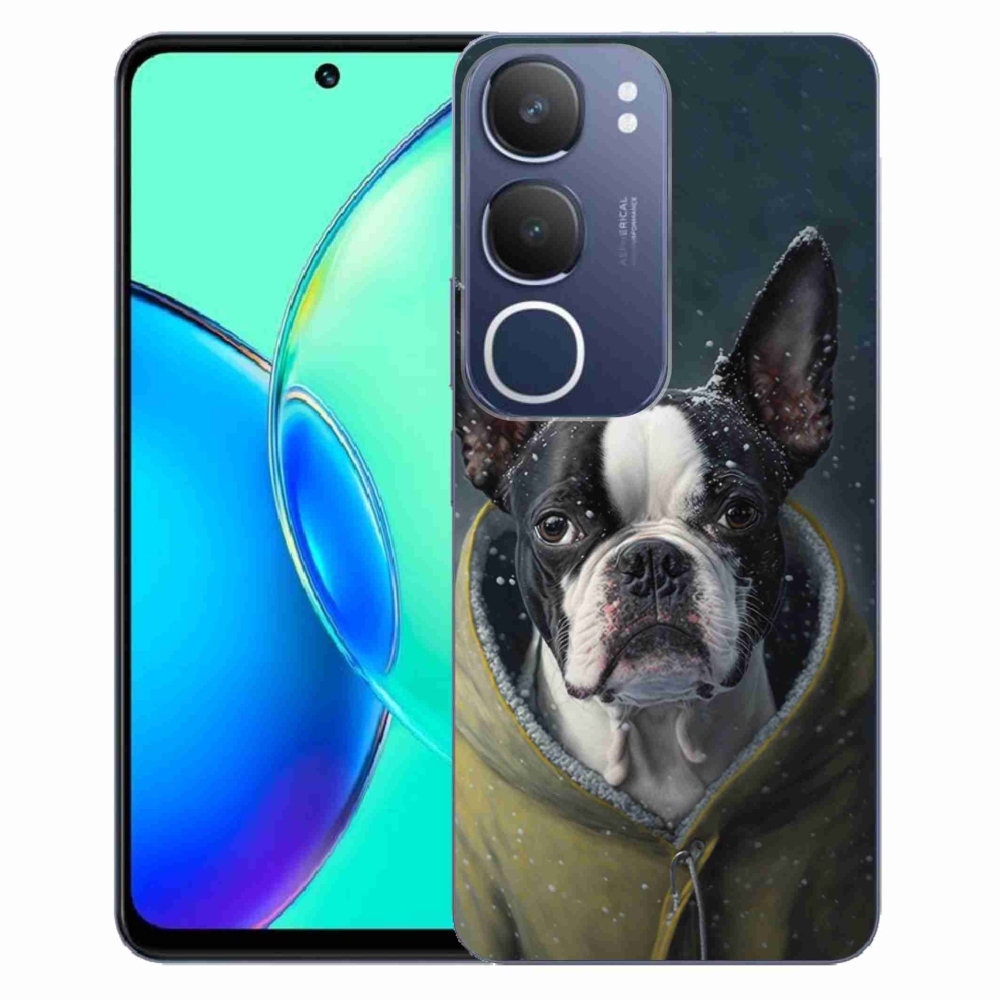 Gél védőburkolat mmCase a Vivo Y19s készülékhez - bulldog