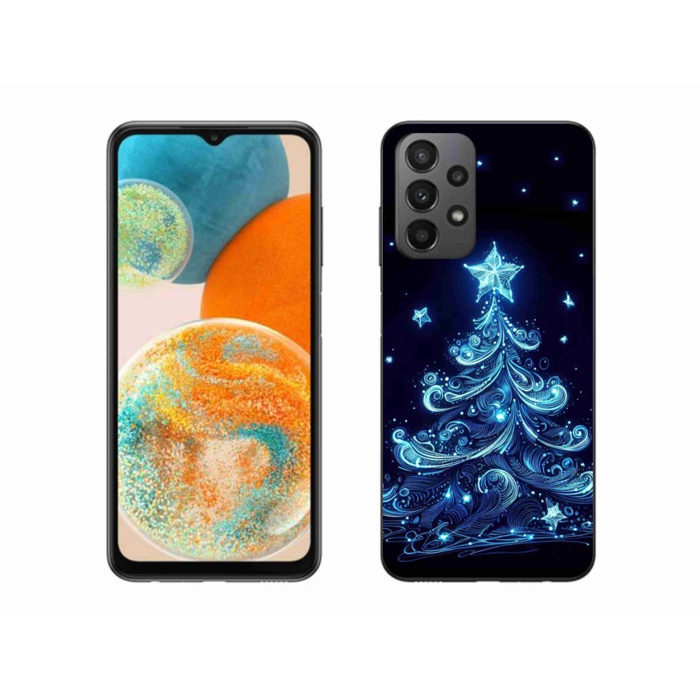 Gél borítás mmCase Samsung Galaxy A23 4G/5G - neon karácsonyfa 4