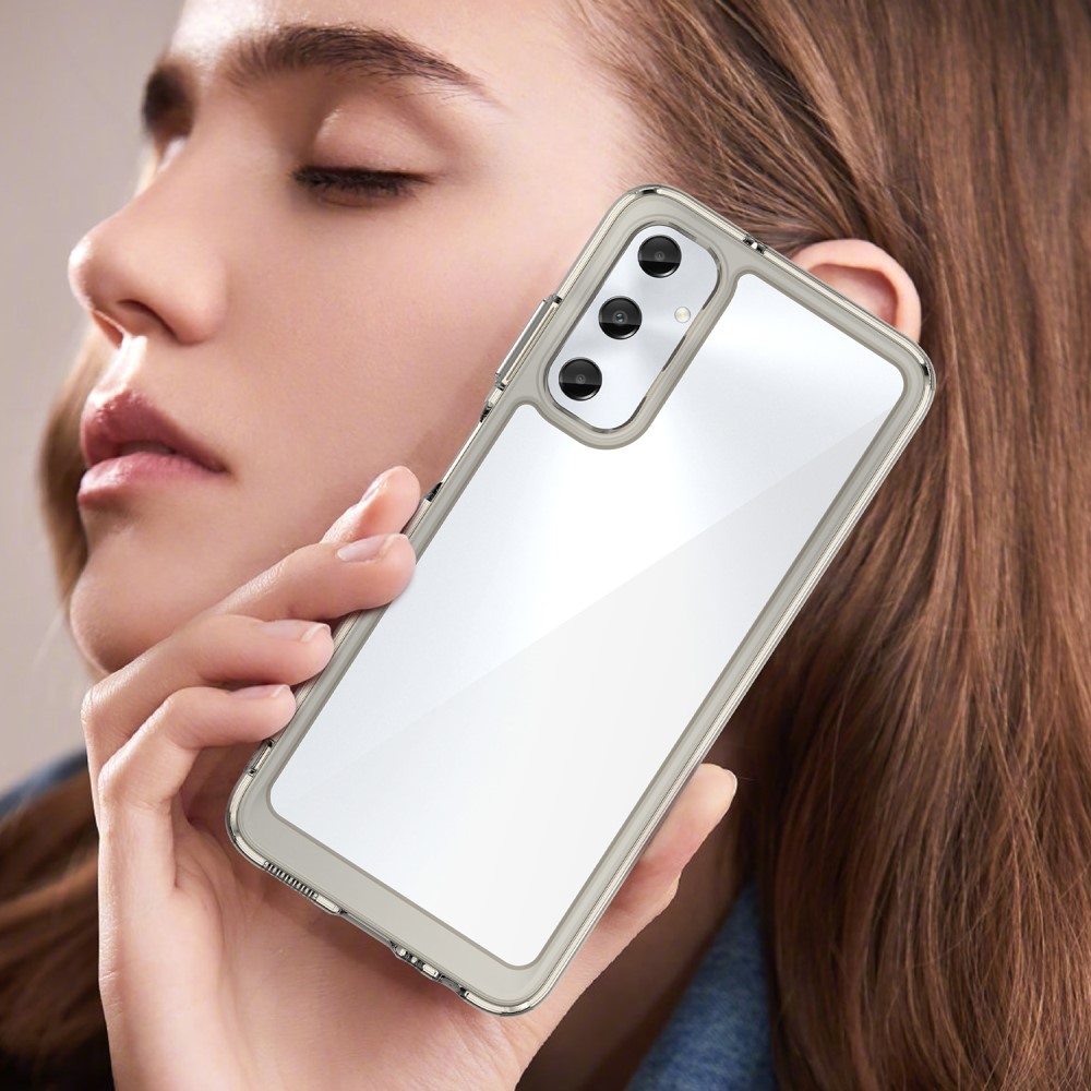 Gél tok kemény hátlappal Samsung Galaxy A05s készülékhez - szürke