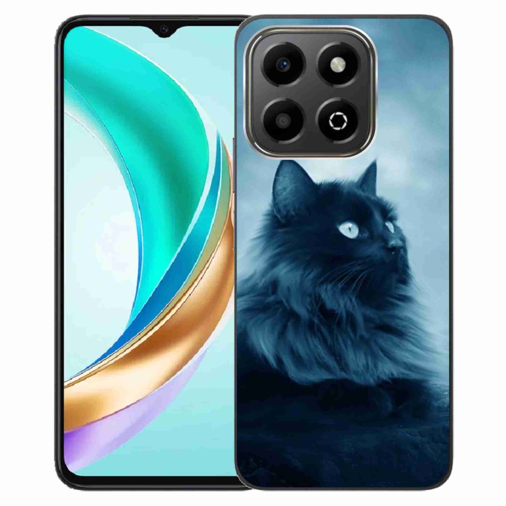 Zselés borítás mmCase a Honor X6b készülékhez - fekete cat 1