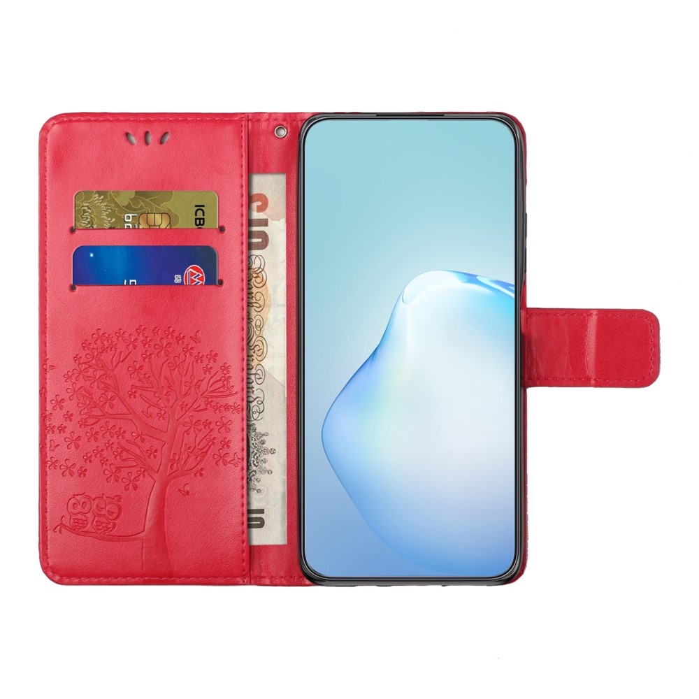 Fás könyv tok Samsung Galaxy A56 5G - piros